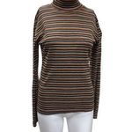 Unique Women’s Multicolor Turtleneck Striped Sweater SzM SKU 663 Size undefined Photo 0