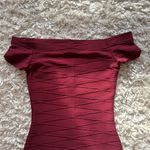 Windsor Burgundy mini dress Photo 1