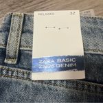 ZARA  Basic Dept. Rose Denim Relaxed Women’s Jeans; size 32 Photo 11