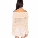 Free People NWT  Crazy In Love Ruffle Sweater Photo 8