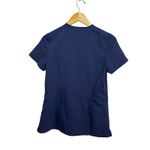 FIGS  women's navy blue scrub‎ top size XXS Photo 3