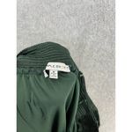 Purple Snow  Women's Romper Off shoulder Size Medium Emerald Green Shorts Crinkle Photo 6