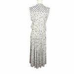 Poupette St. Barth Maxi Dress Size Medium White Print Sleeveless Shirtdress Photo 4