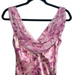 Cinq à Sept NEW NWT Cinq A Sept Raya Cowl Floral Silk Ruffle Dress Vibrant Plum Multi Pink Photo 4