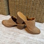 Maurice's Maurice’s Womens 8.5 Bailey Faux Leather Brown Eyelet Slip on Heel Mule Booties Photo 2