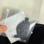 Elliatt  Elysian Black Strapless Mesh Overlay Dress Photo 8