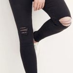 Madewell 9" High-Rise Distressed Skinny Jeans Black size 27 Photo 0