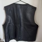 Topshop Faux Leather Vest Photo 1