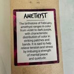 Medicine Stone Jewelry Amethyst Pendant Necklace w/ Abalone Accent & moose Char Photo 4