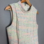 Halogen Nordstrom Neon Tweed Shift Dress Size 10 Metallic Neon White Pockets Photo 15