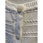 Appleseed’s petites size PL white cable knit cardigan Photo 2