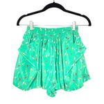 Pinkyotto NYC Womens Green Songbird Printed Casual Skort Shorts size XS Photo 3