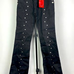 Milly Vintage  Jeans Black Studded Y2K‎ Bell Bottom Flared Denim Photo 0