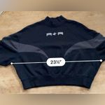 Nike  Air Women’s Sz M Black Cropped Logo‎ Sweatshirt Photo 6