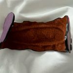 Leather studded cuff bracelet multi colored Red Photo 5