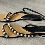 ZARA  • pearl square toe sandals Photo 2