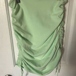 ZARA lime green topped up with crunched up sides size small runs like extra smal Photo 0