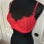Victoria's Secret DREAM ANGELS PUSH UP WITHOUT PADDING RED VELVET SEXY LACE BRA Photo 1