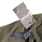 Aerie NWT Scoop Bikini Swim Top Olive Green Wrap Around Tie Back XL Photo 5