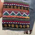 Driftwood  Audrey La Luna Straight  Leg Jeans Embroidery & Sequin Trim Size 26‎ Photo 6