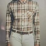 Rag and Bone  JONAH PLAID SHIRT IN BROWN SIZE XS Photo 0