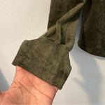 Lulus Wild at Heart Olive Green Vegan Suede Moto Jacket NWT Size S Photo 6