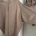 ZARA oversized stripe button down shirt Photo 7