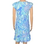 Lilly Pulitzer Rejina Shift Dress in Blue Haven Hey Hey Soliel print Small EUC Photo 9