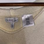 Olivia Sky  sweater Poncho with hood in ivory size large Photo 1