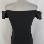 Open Edit New Off The Shoulder Short Sleeve Sheath Dress Black Size Small Photo 12
