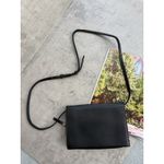 Madewell  The Morgan Leather Crossbody Boho Messager Bag Clutch Black W/Mirror Photo 2