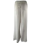 NEW The Frolic White Slit Drawstring High Rise Wide Leg Beach Pants Size XS Photo 2