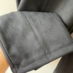 Retrology Sz 1X Black Velvet Pants Pull On Stretch Tapered Leg Dress Pants Photo 5