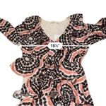 Marie Oliver  Blythe Tie-Dye‎ Ruffle Tiered Long Sleeve Midi Dress Sz S NEW Photo 7