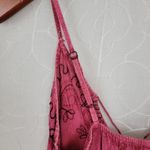 Beach By Exist Womens Romper Small Pink V-Neck Tassels Spaghetti Strap Photo 4