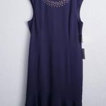 Maggy London  Embellished Celeste Flounce Dress in Navy Photo 0