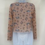 Disney Y2K  Winnie the Pool Mesh Womens Top Sz L Fairy Grunge Coquette Festival Photo 5