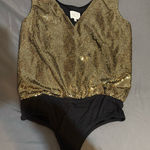 sequin body suit Gold Photo 0