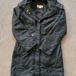 Michael Kors ‎ Women's Wind Breaker Hooded Trench Coat Drawstring Sz Xsmall Photo 0