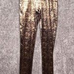 Spanx Velvet Shine Metallic High Rise Party New Years Club Leggings Sz Medium Photo 0