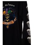 Gildan  New Orleans Mardi Gras Long Sleeve Shirt - Black Photo 3