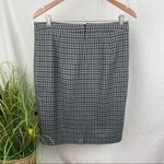 J.Crew Gray Herringbone Knee Length Pencil Skirt 8 NEW Photo 2
