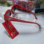 Nicole Lee  Aliaina Red Cateye Sunglasses with Case Photo 1