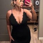 Katie May Saylor Black Lace Gown Photo 0