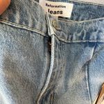 Reformation NWT  Jeans Ami Denim Crop Top in Manzanita Blue Wash Photo 5