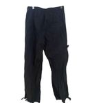 Aerie  medium black cargo draw string pants see pictures for flaws Photo 1