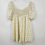 Glamorous Maternity Bloom Romper‎ US 6 Yellow Motif Purple Size undefined Photo 7