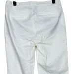 J.Crew Martie Crop Bi Stretch Pullon Ankle Dress Pant Trousers Side Zip 4 White Photo 6