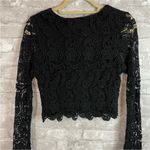 Anthropologie  Lili's Closet Crochet Zip Up Photo 2