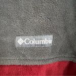 Columbia  Charcoal and Crimson Fleece Jacket Size Small Photo 1